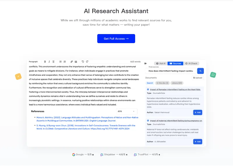 Textero AI Review: AI Research Assistant